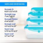 12pcs Storage Box with Silicon Lid (Airtight) - Image 4