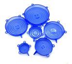 6 Pcs Silicone Stretch Lids