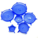 6 Pcs Silicone Stretch Lids