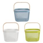 Storage Basket with  Wooden Handle - Image 3