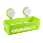 Multicolor Bathroom Shelves Suction Shelf Suction Rack Plastic