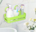 Multicolor Bathroom Shelves Suction Shelf Suction Rack Plastic - Image 2
