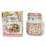 Glass Jar With Airtight Lid 800ml