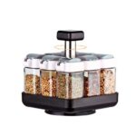 Rotating Spice Rack, 8 Spice Jars