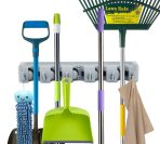 Wall Mounted Broom Stick and Mop Holder - Image 2