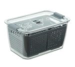 Double Layer fresh Keeping box with Drain Basket