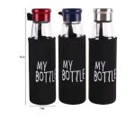 Glass Water Bottle 550 ml - Image 2