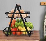 2 Tier Kitchen Storage Basket - Image 3