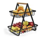 2 Tier Kitchen Storage Basket