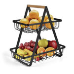 2 Tier Kitchen Storage Basket